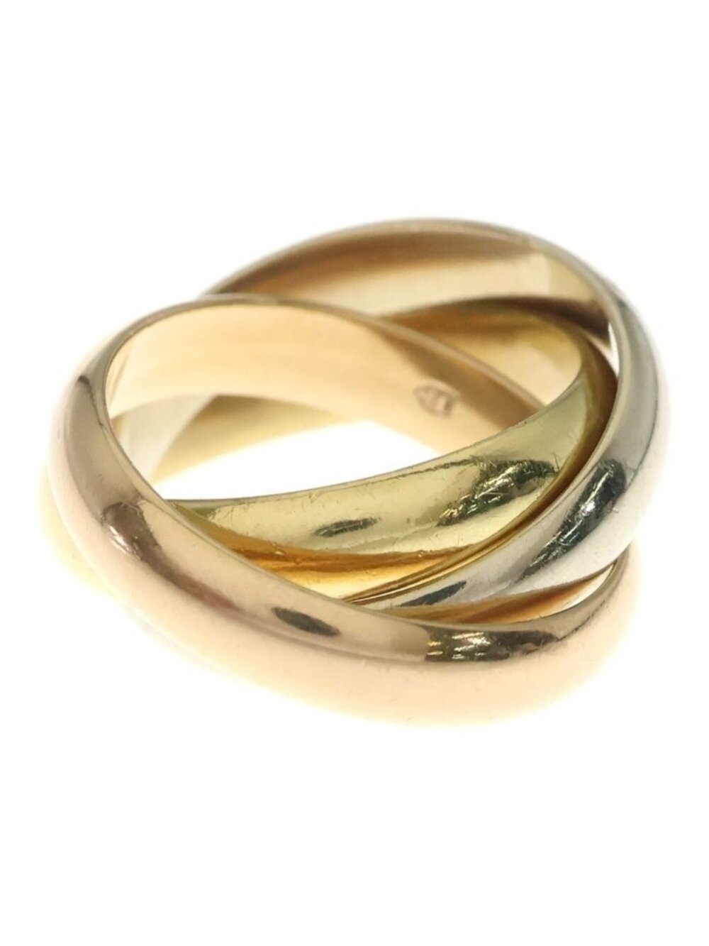 Cartier Trinity Ring 18k Gold Yellow Pink White
